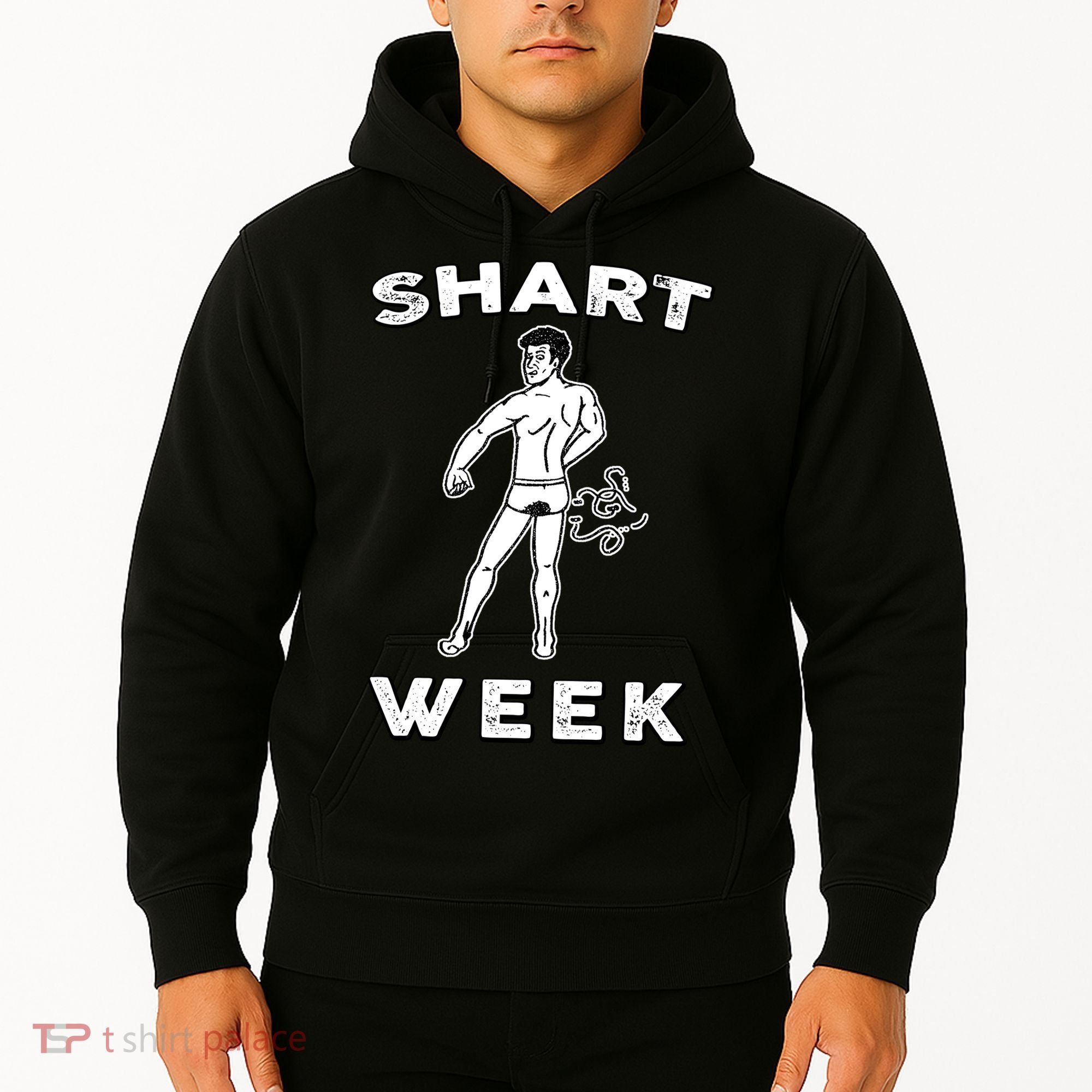 Shart Week Funny Novelty Shark Hoodie