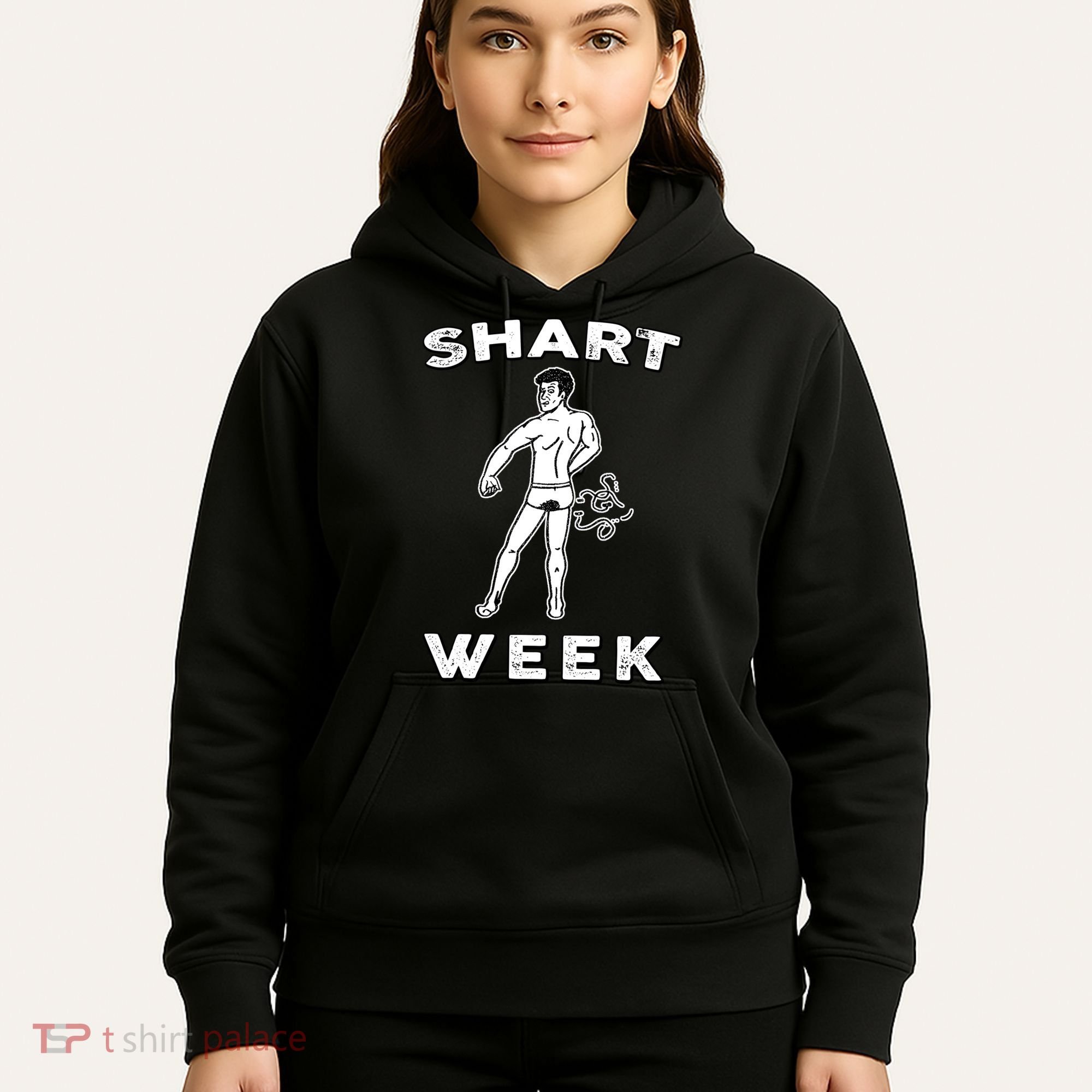Shart Week Funny Novelty Shark Hoodie