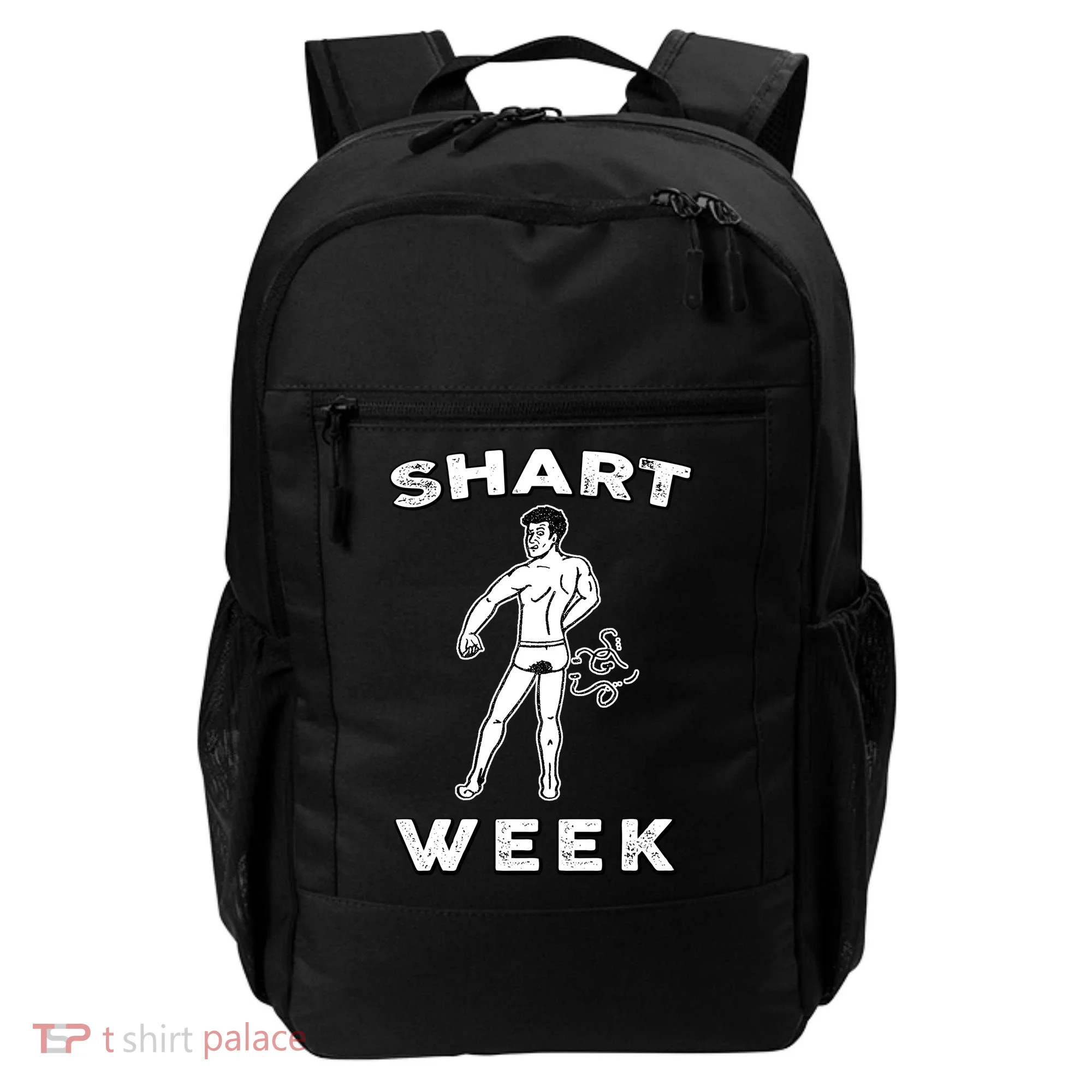 Shart Week Funny Novelty Shark Backpack