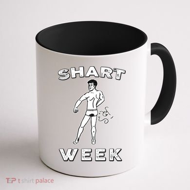Shart Week Funny Novelty Shark Coffee Mug back
