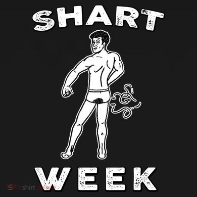 Shart Week Funny Novelty Shark Flat Bill Trucker Hat