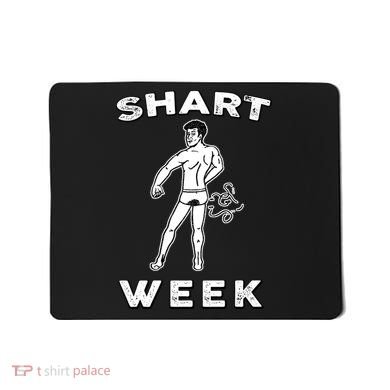 Shart Week Funny Novelty Shark Mousepad