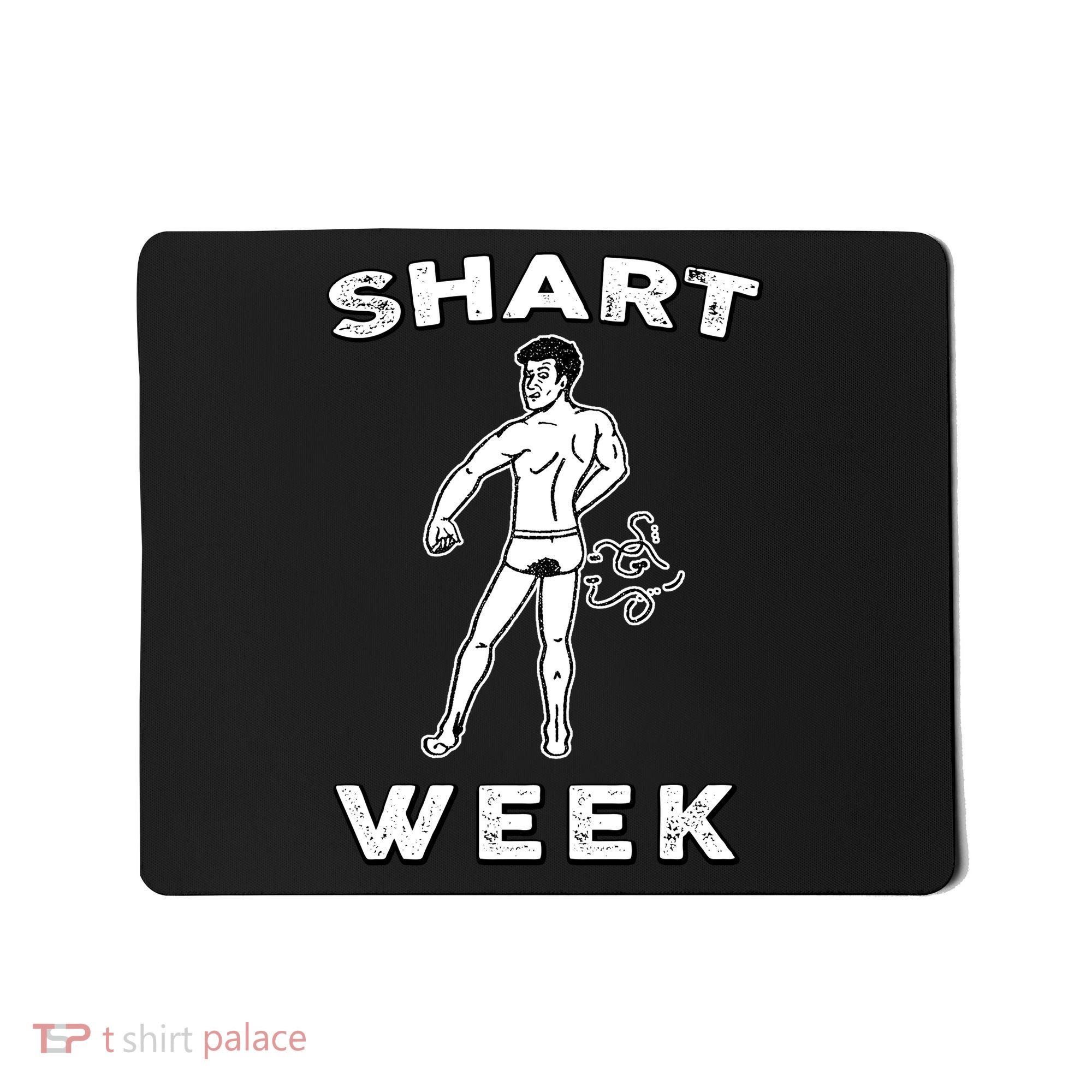 Shart Week Funny Novelty Shark Mousepad