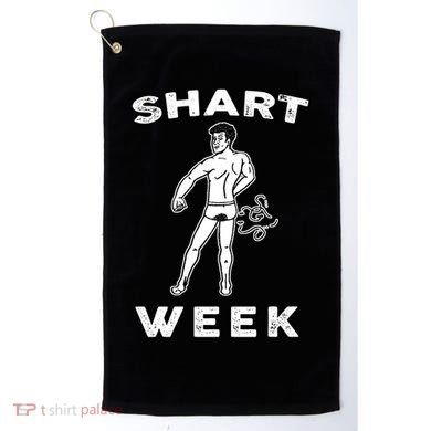 Shart Week Funny Novelty Shark Golf Towel