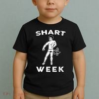 Shart Week Funny Novelty Shark Toddler T-Shirt thumb 2