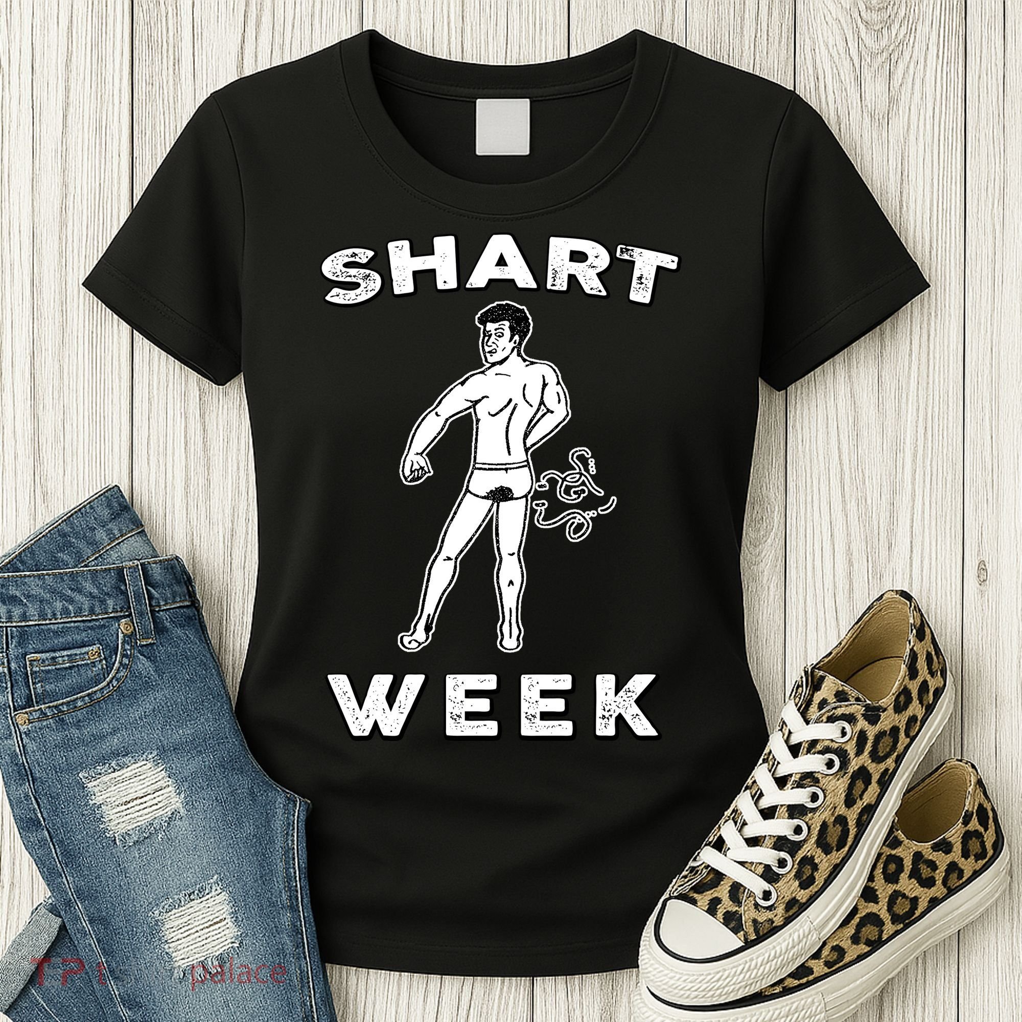 Shart Week Funny Novelty Shark Women's T-Shirt