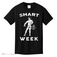 Shart Week Funny Novelty Shark Kids T-Shirt thumb 0