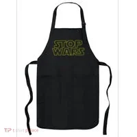 Stop Wars Funny Apron thumb 0