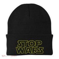 Stop Wars Funny Beanie thumb 0