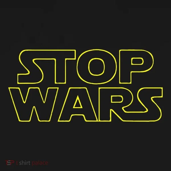Stop Wars Funny Coaster