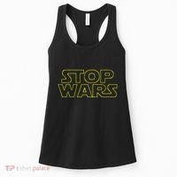 Stop Wars Funny Women's Tank Top thumb 0