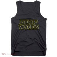 Stop Wars Funny Tank Top thumb 0