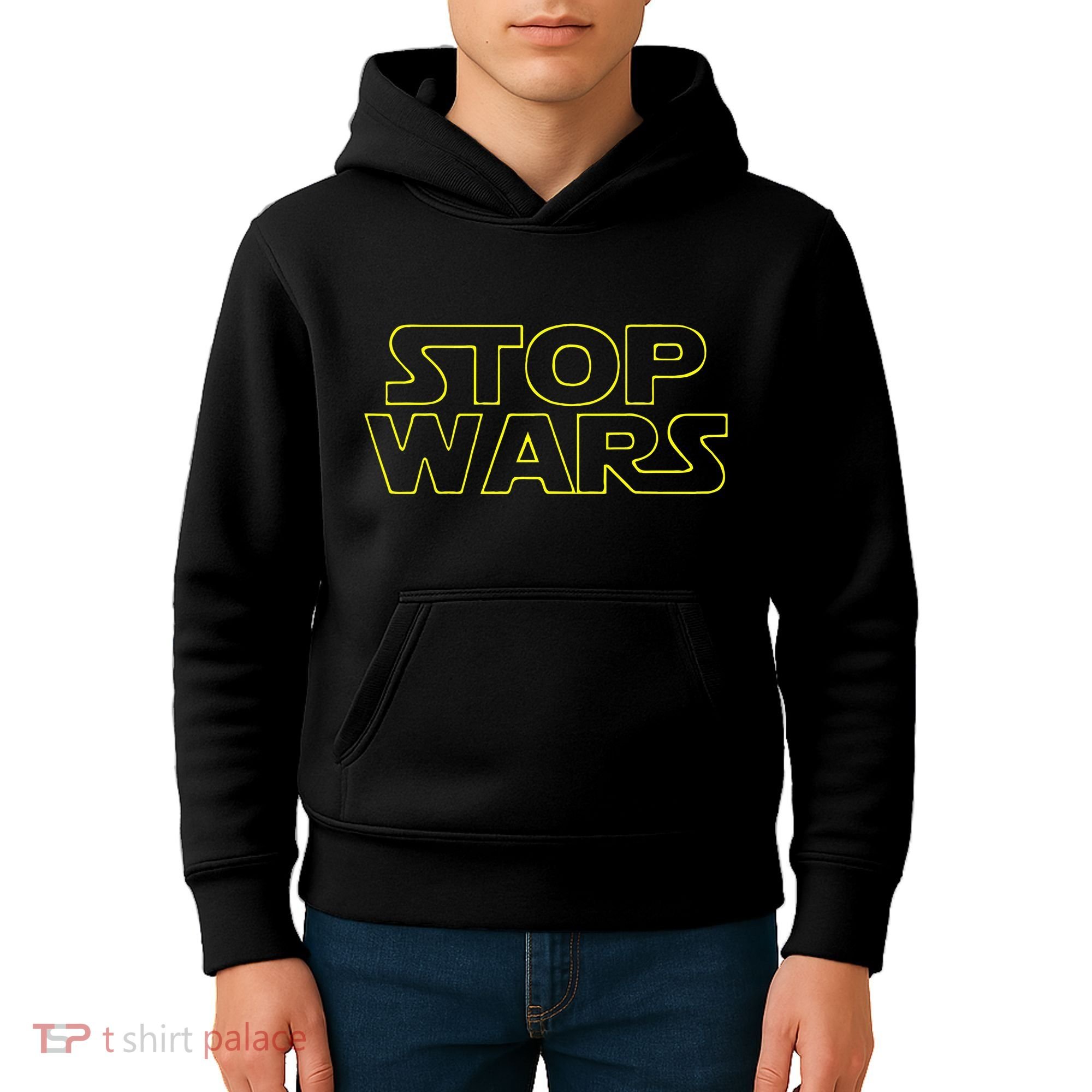 Stop Wars Funny Kids Hoodie