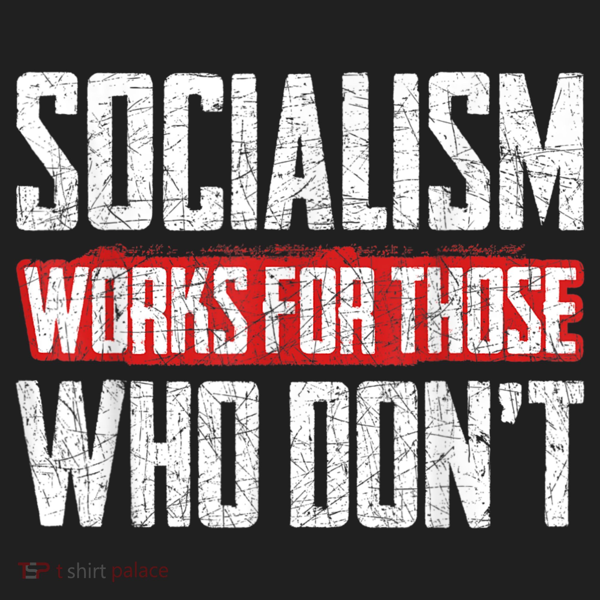 Socialism Works For Those Who Dont Funny Anti Socialism Golf Towel