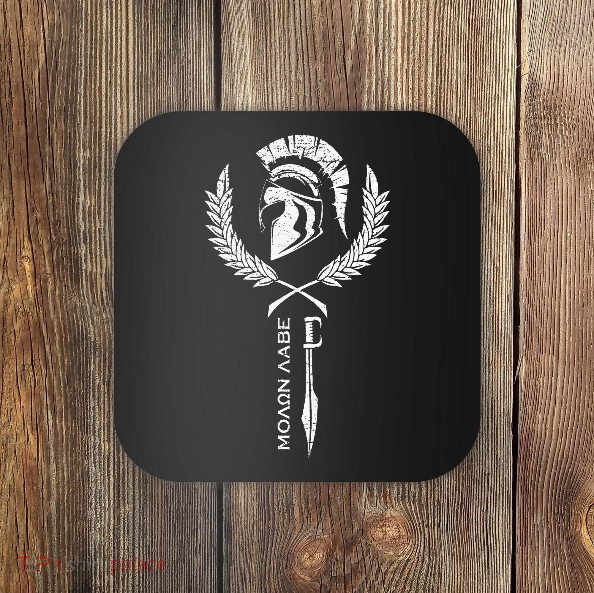 Sparta Warrior Fitness Molon Labe Coaster