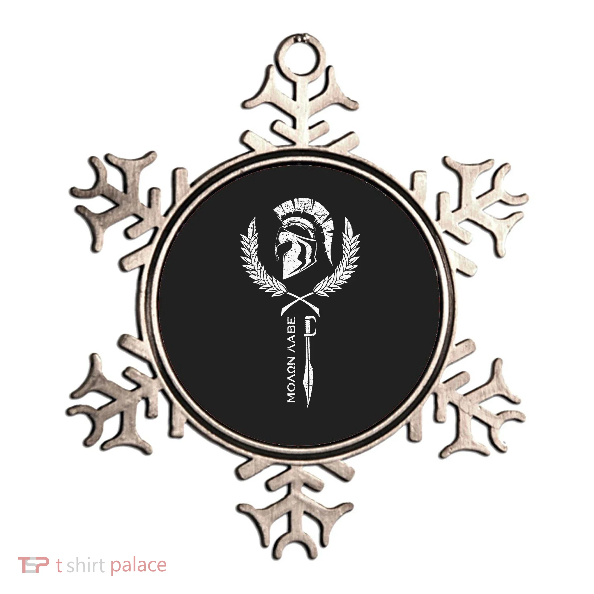 Sparta Warrior Fitness Molon Labe Ornament