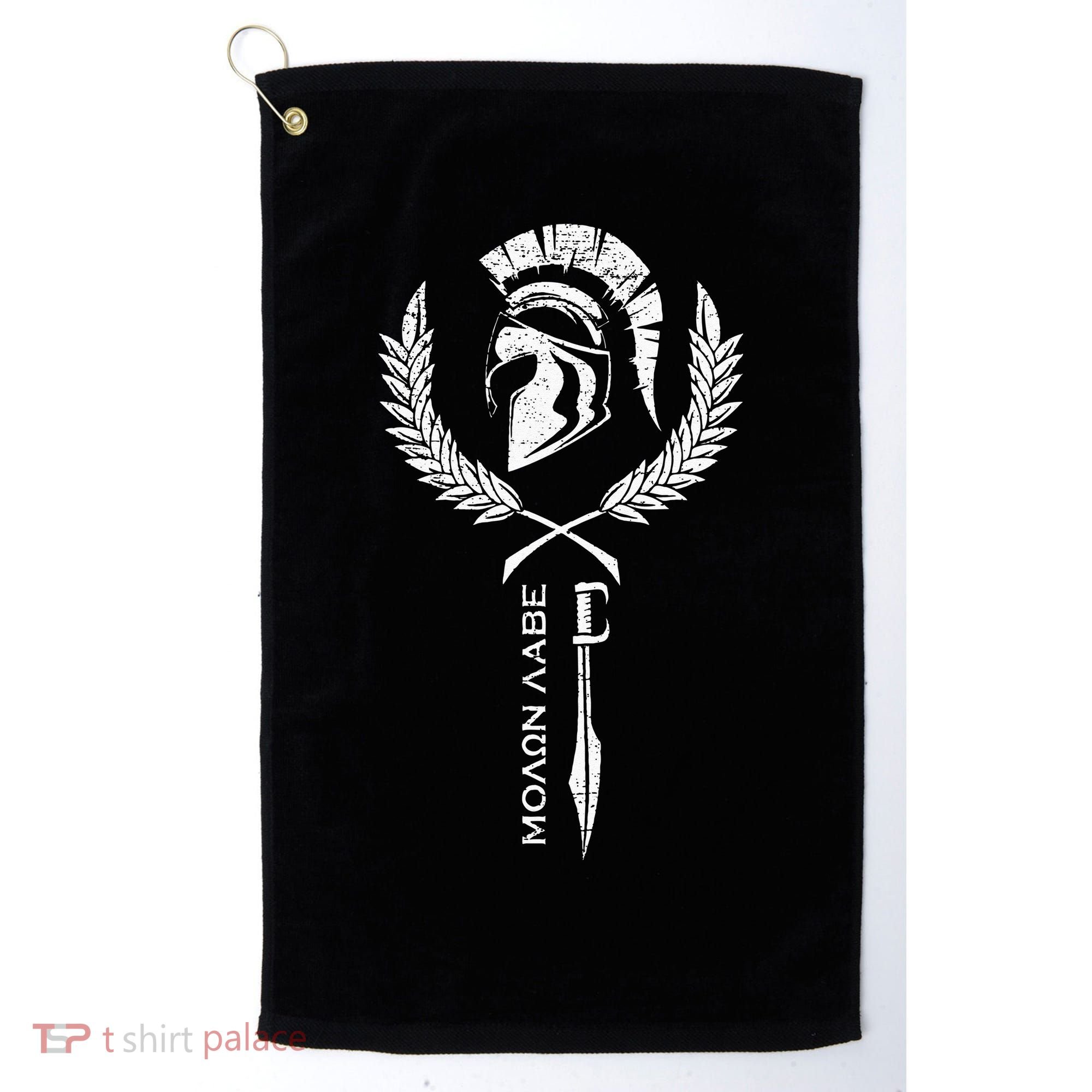 Sparta Warrior Fitness Molon Labe Golf Towel