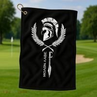 Sparta Warrior Fitness Molon Labe Golf Towel thumb 1