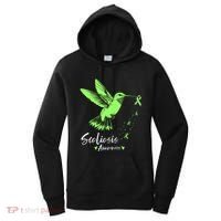 Scoliosis Warrior Green Hummingbird Scoliosis Awareness Great Gift Women's Hoodie thumb 0