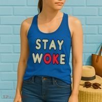 Stay Woke Gift Women's Tank Top thumb 2