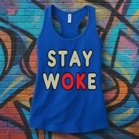 Stay Woke Gift Women's Tank Top thumb 3