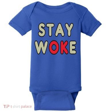 Stay Woke Gift Baby Bodysuit