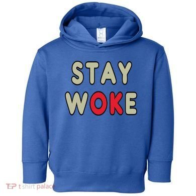 Stay Woke Gift Toddler Hoodie