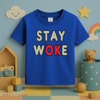 Stay Woke Gift Toddler T-Shirt thumb 3