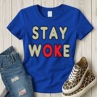 Stay Woke Gift Women's T-Shirt thumb 3