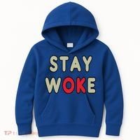 Stay Woke Gift Kids Hoodie thumb 0