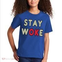 Stay Woke Gift Kids T-Shirt thumb 2