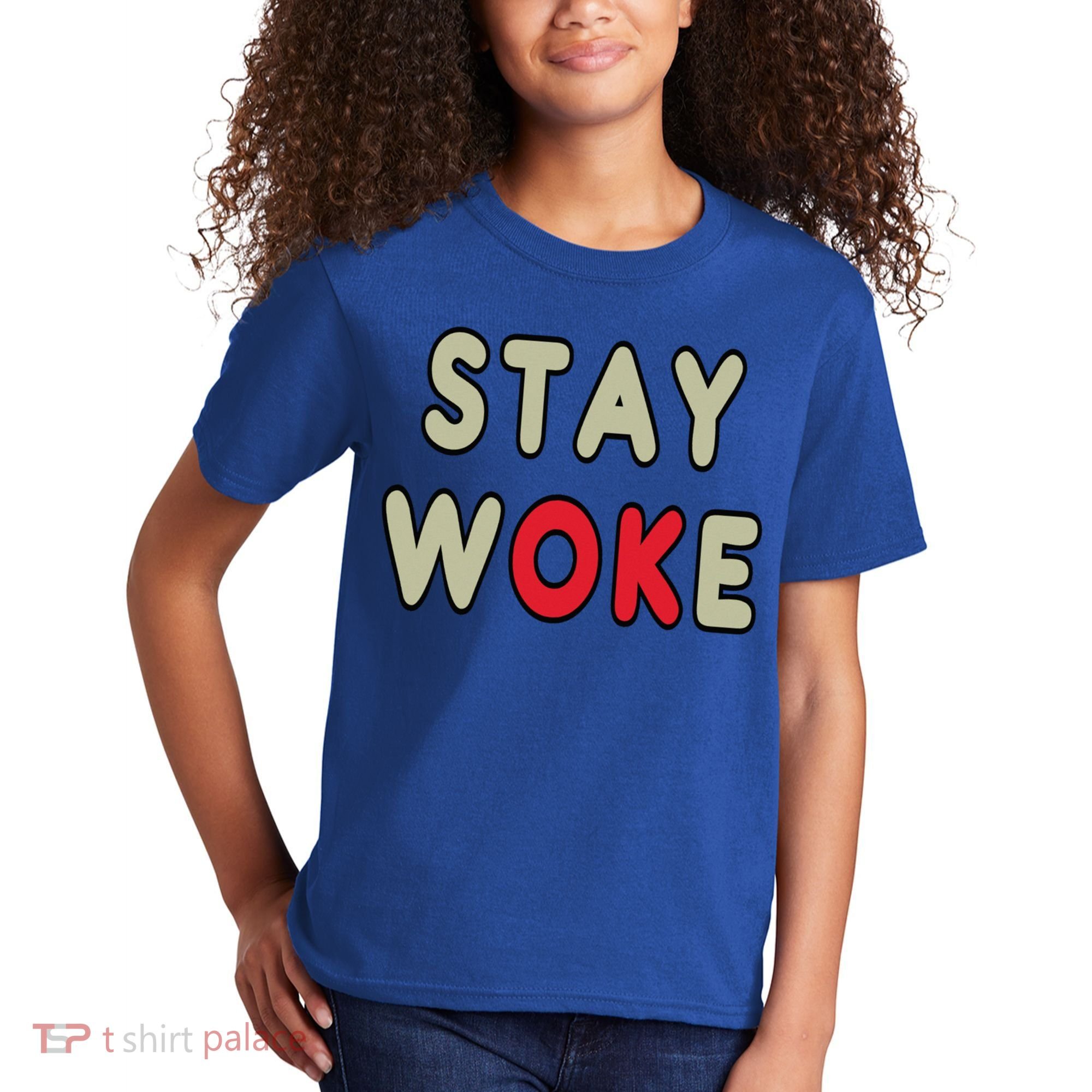 Stay Woke Gift Kids T-Shirt