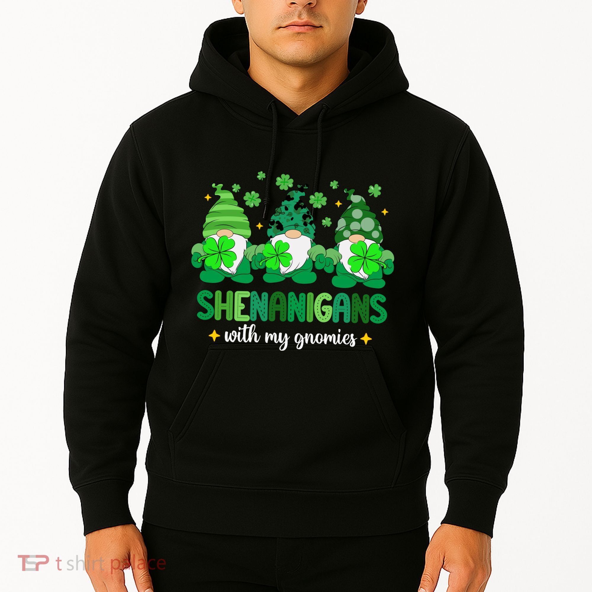 Shenanigans With Gnomies St Patrick Day Hoodie