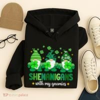 Shenanigans With Gnomies St Patrick Day Hoodie thumb 4