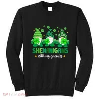 Shenanigans With Gnomies St Patrick Day Sweatshirt thumb 0