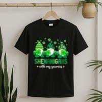 Shenanigans With Gnomies St Patrick Day T-Shirt thumb 2
