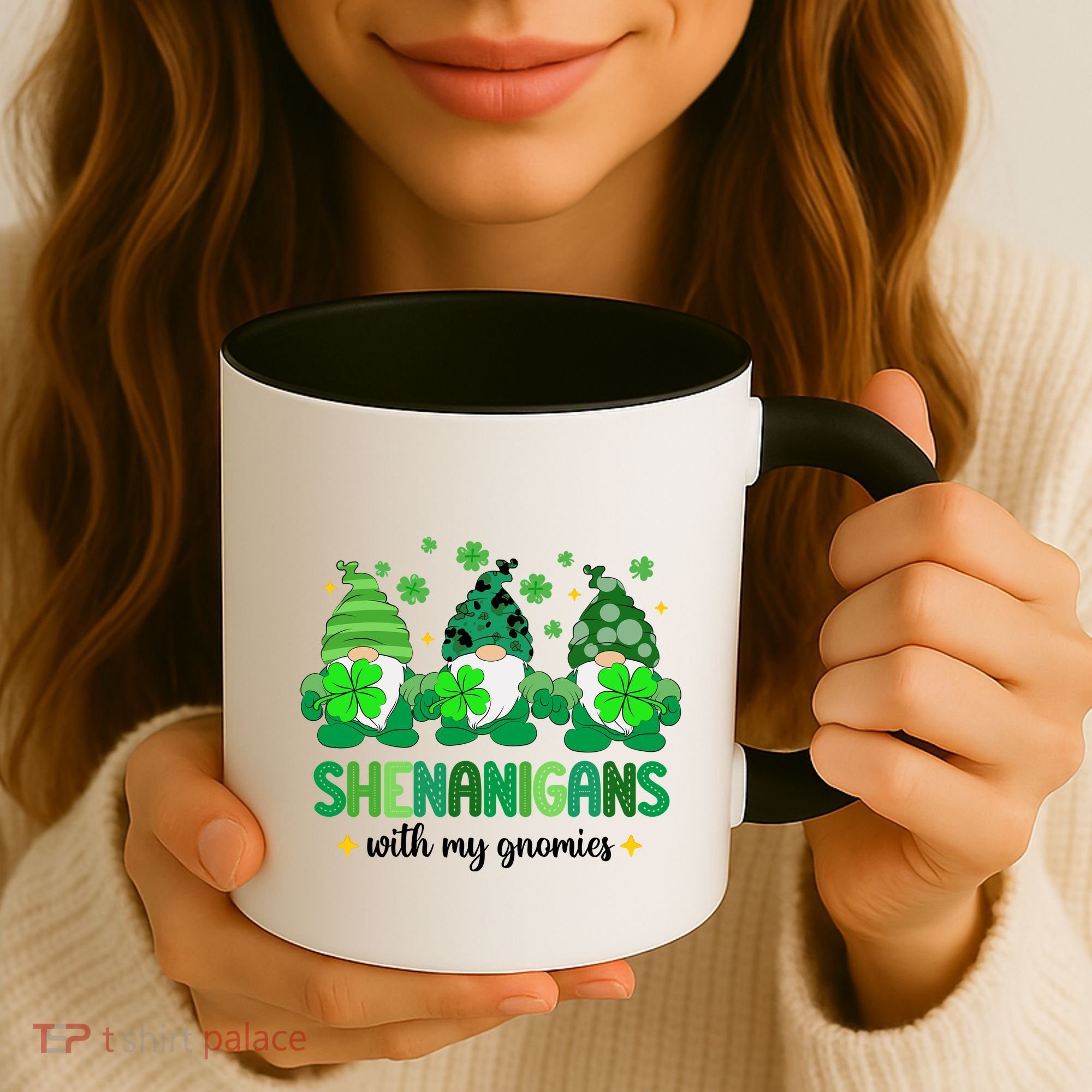 Shenanigans With Gnomies St Patrick Day Coffee Mug