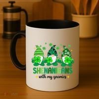Shenanigans With Gnomies St Patrick Day Coffee Mug thumb 4