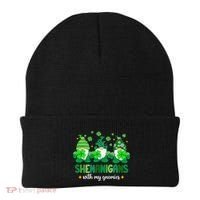Shenanigans With Gnomies St Patrick Day Beanie thumb 0