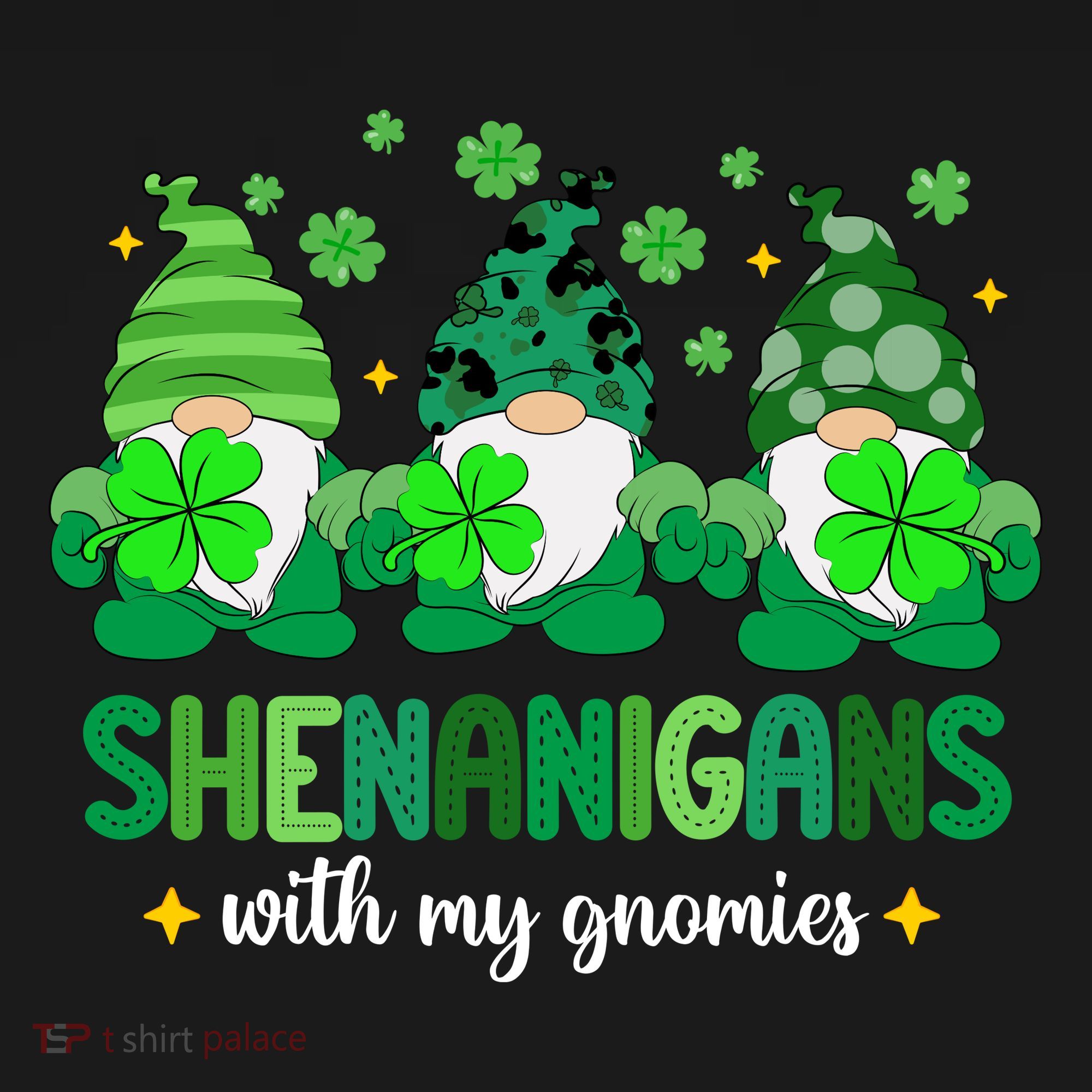 Shenanigans With Gnomies St Patrick Day Polo