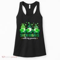 Shenanigans With Gnomies St Patrick Day Women's Tank Top thumb 0