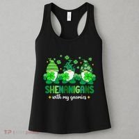 Shenanigans With Gnomies St Patrick Day Women's Tank Top thumb 3