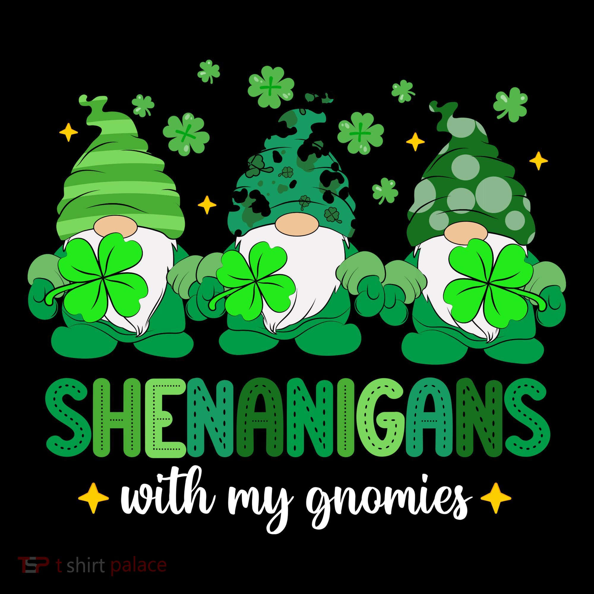 Shenanigans With Gnomies St Patrick Day Women's Tank Top