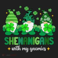 Shenanigans With Gnomies St Patrick Day Hat thumb 2