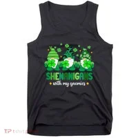 Shenanigans With Gnomies St Patrick Day Tank Top thumb 0