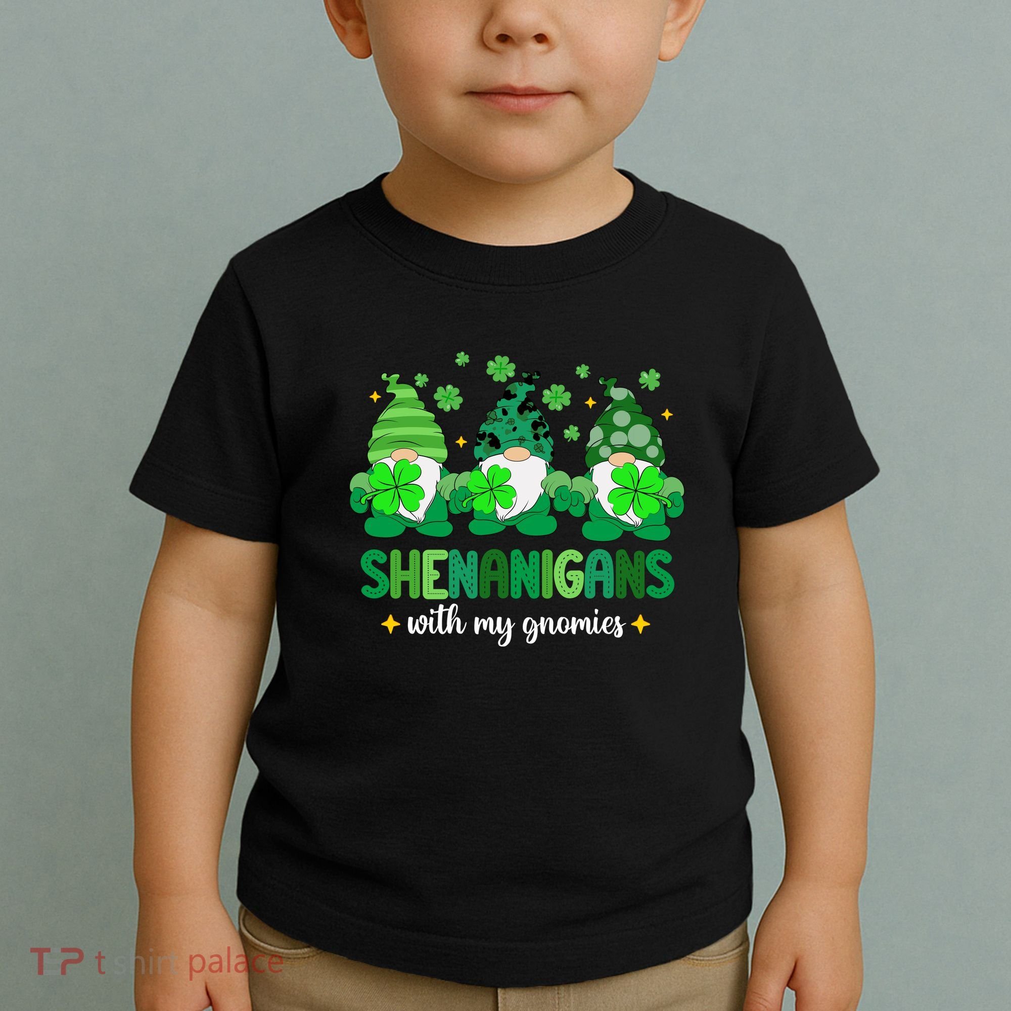 Shenanigans With Gnomies St Patrick Day Toddler T-Shirt