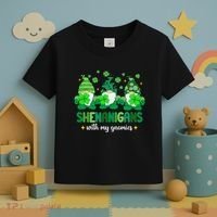 Shenanigans With Gnomies St Patrick Day Toddler T-Shirt thumb 3