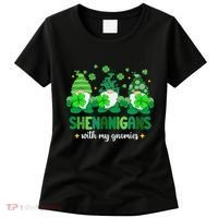 Shenanigans With Gnomies St Patrick Day Women's T-Shirt thumb 0