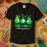 Shenanigans With Gnomies St Patrick Day Kids T-Shirt thumb 3