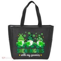 Shenanigans With Gnomies St Patrick Day Tote Bag thumb 0